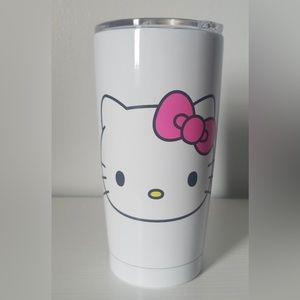 Hello Kitty White Tumbler With Pink Bow